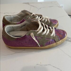Golden Goose Super Star GlitterPink Sneakers